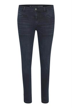 My Essential Wardrobe Jeans - MWCelina slit 100 Slim Y, Dark Blue Wash